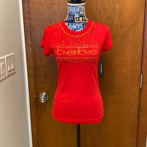 Bebe t shirt size medium NWT